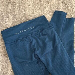 Alphalete Teal Performance Leggings